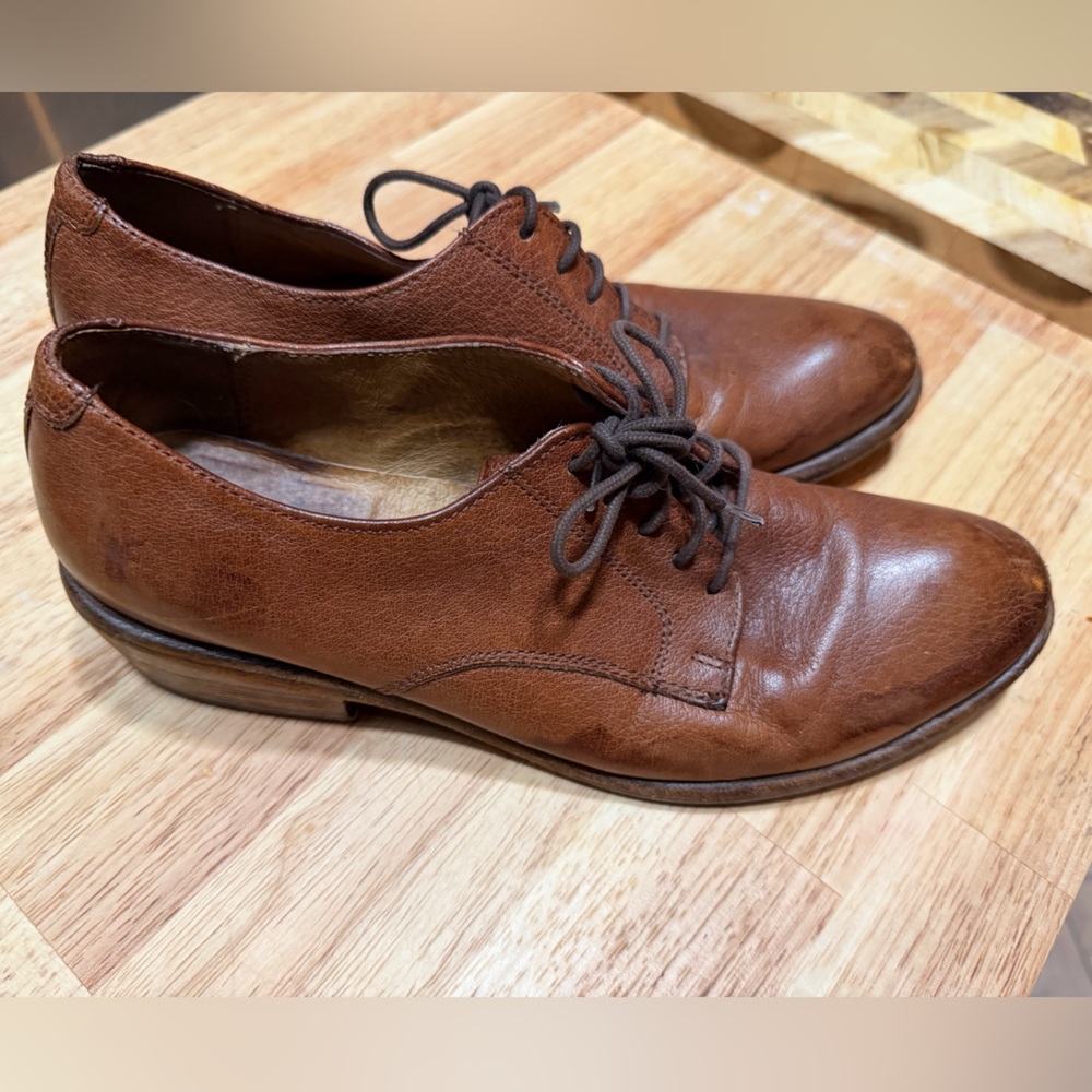 Frye Women's Brown Leather Loafers
